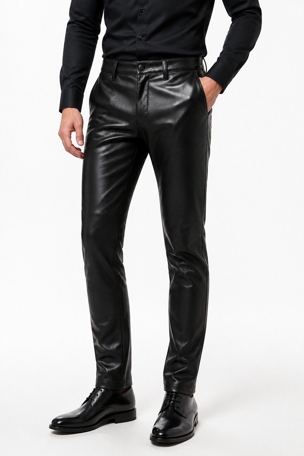 Men Black Fashion Pants 01