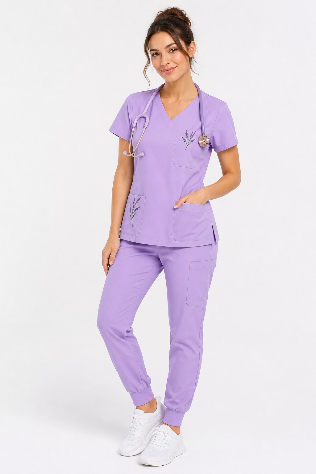 Custom Embroidered Medical Uniform 08