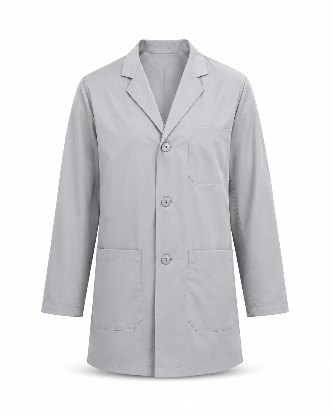 Short Consultation Coat Light Gray