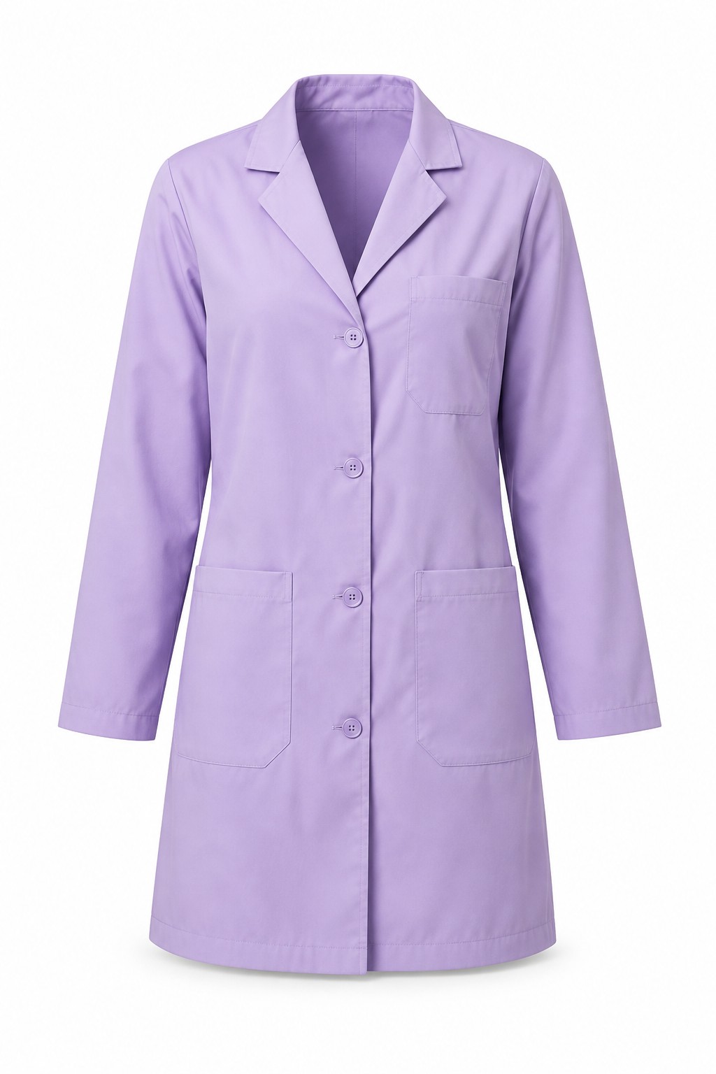 Three Pocket Clinical Lab Coat Lavender