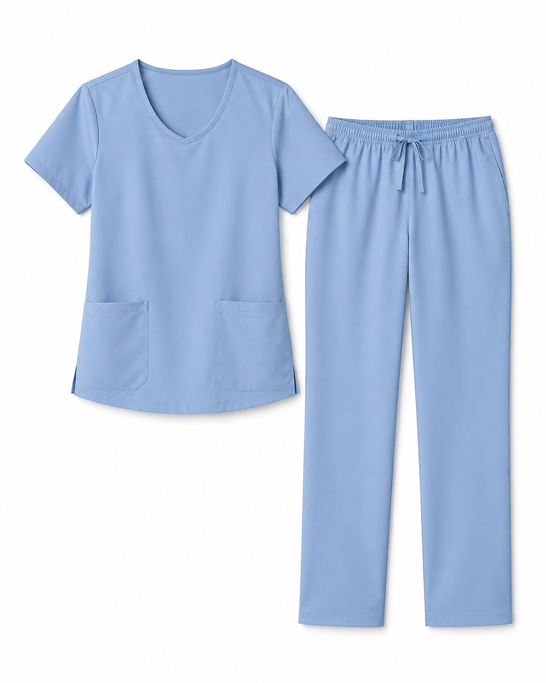 Lightweight Summer Scrub Set Ceil Blue