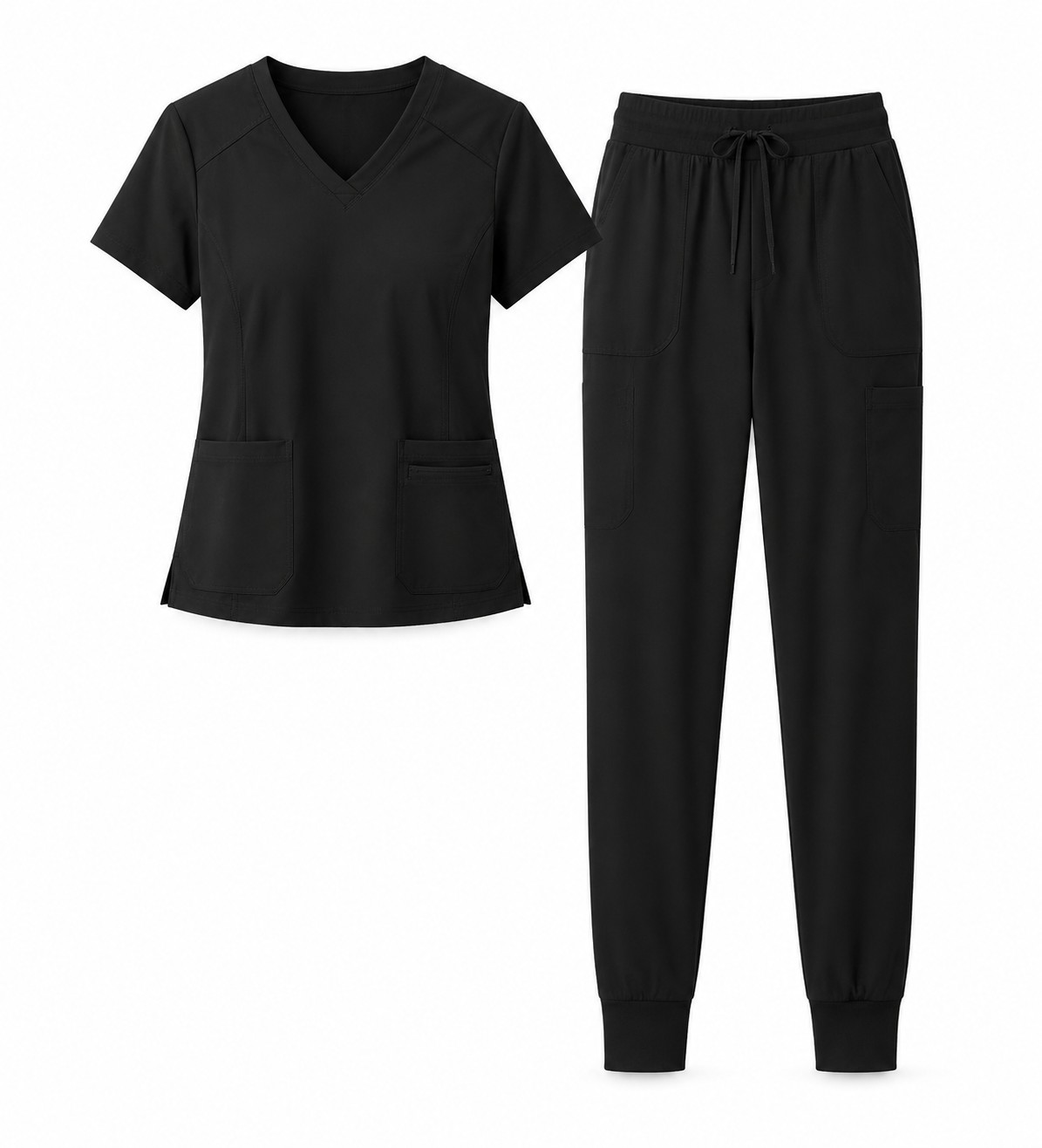 Performance Flex Scrub Set Black