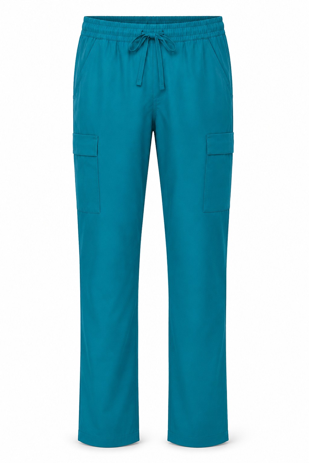 Cargo Pocket Scrub Pants Teal
