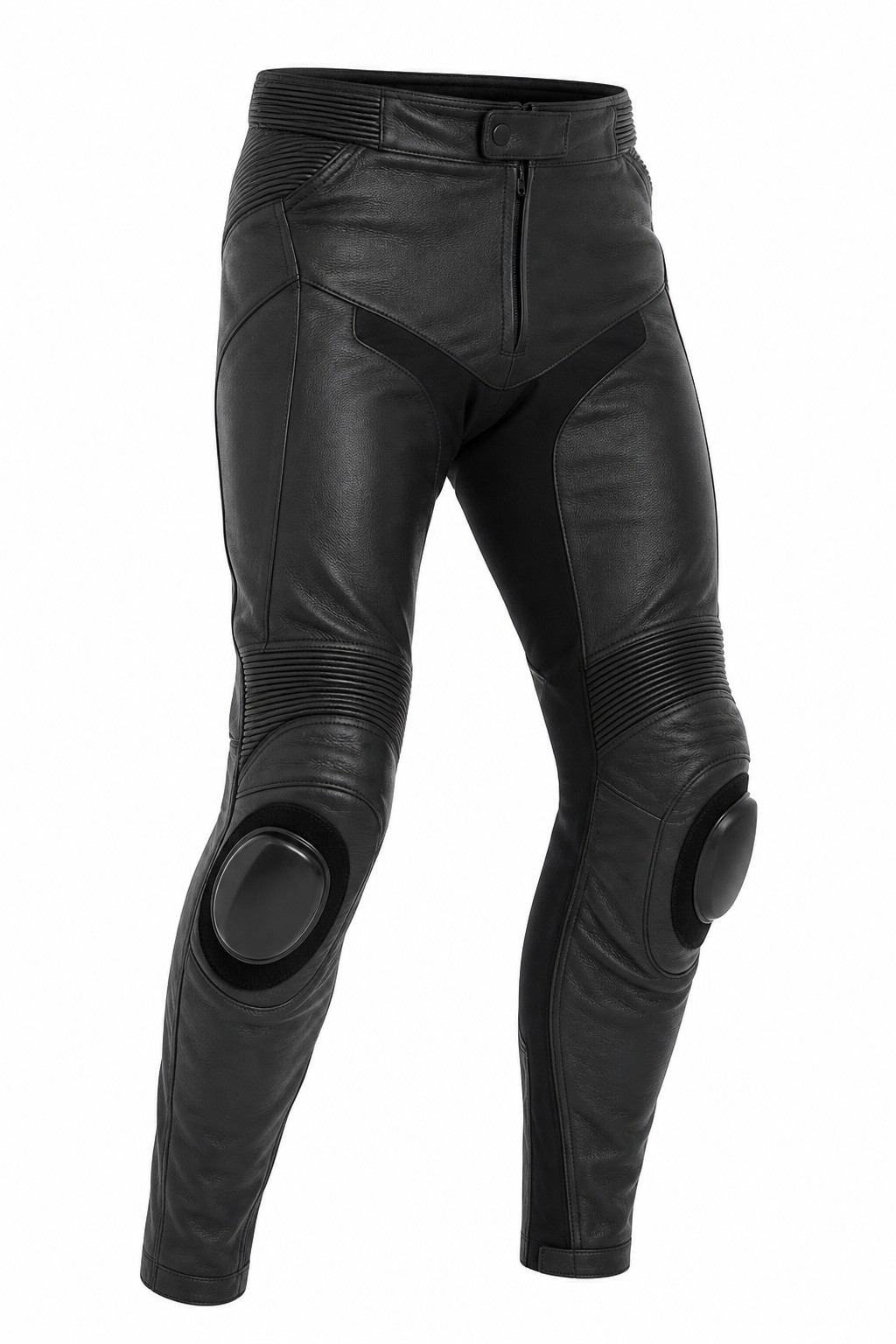Men Black Race Pants 01