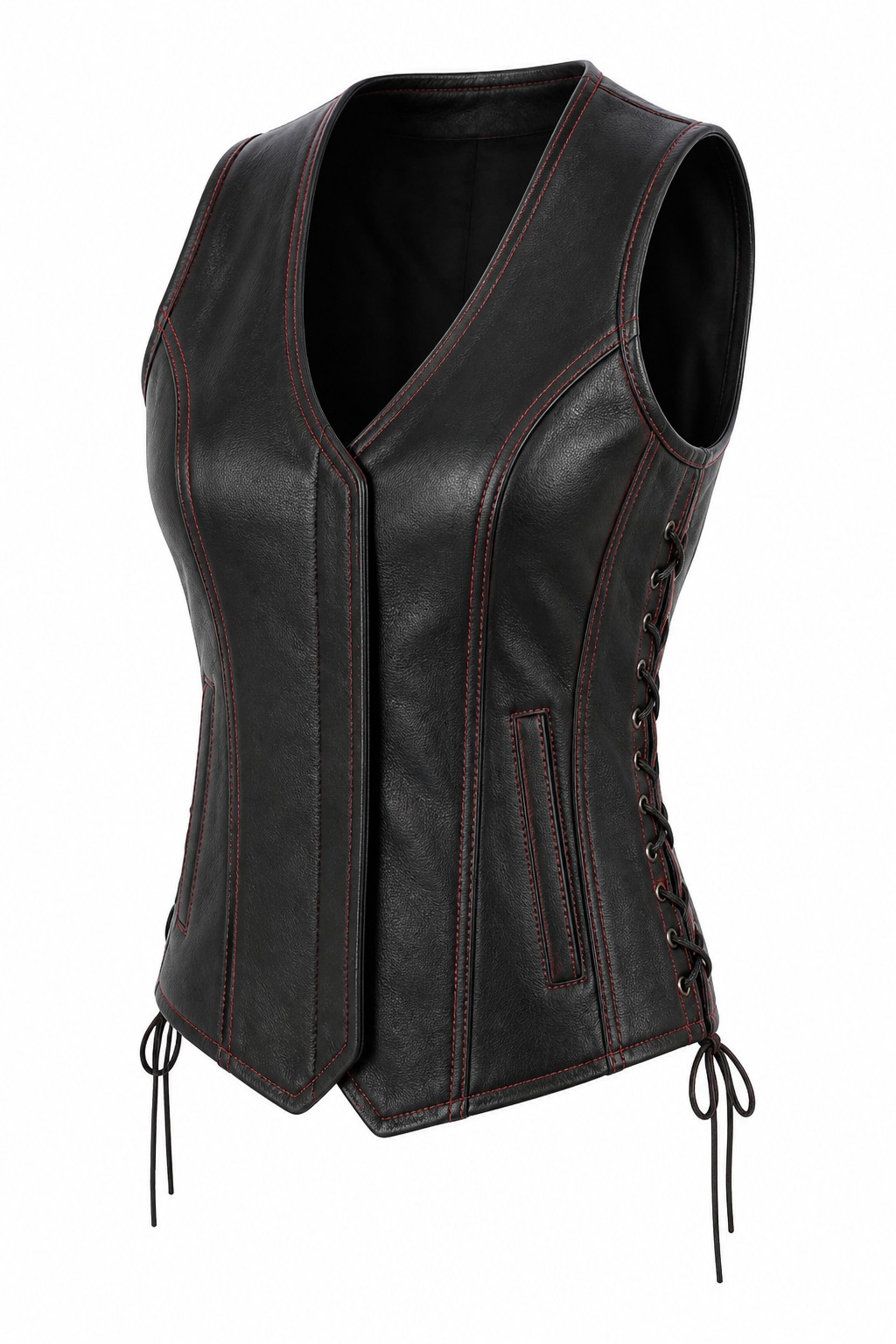 Women Black Red Race Vescuit 02