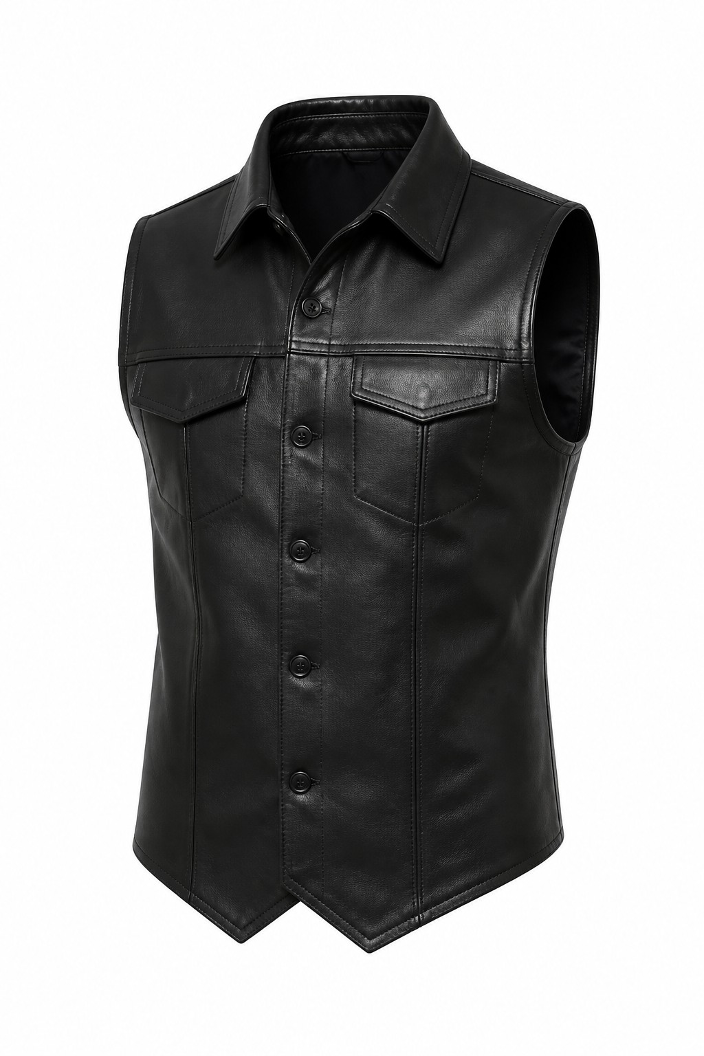 Men Black Shirt Style Vescuit 01