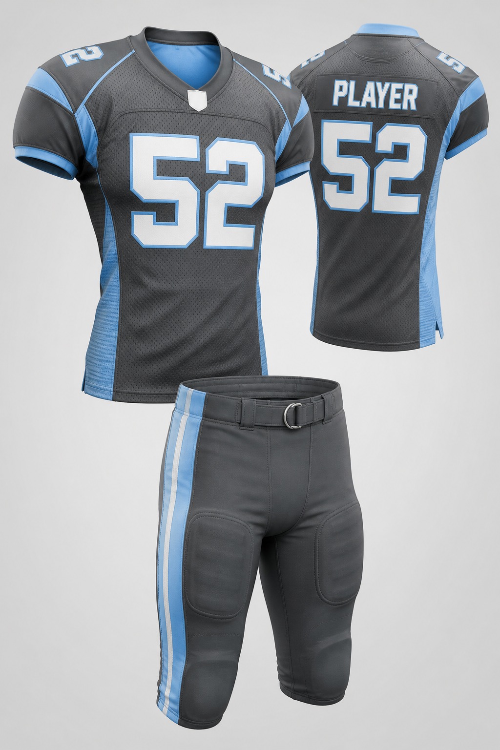 American Football Uniforms #52 — Design 10 Sublimation Kit
