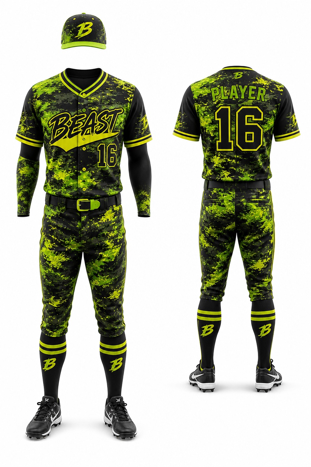 Baseball Uniforms #16 — Design 04 Sublimation Kit