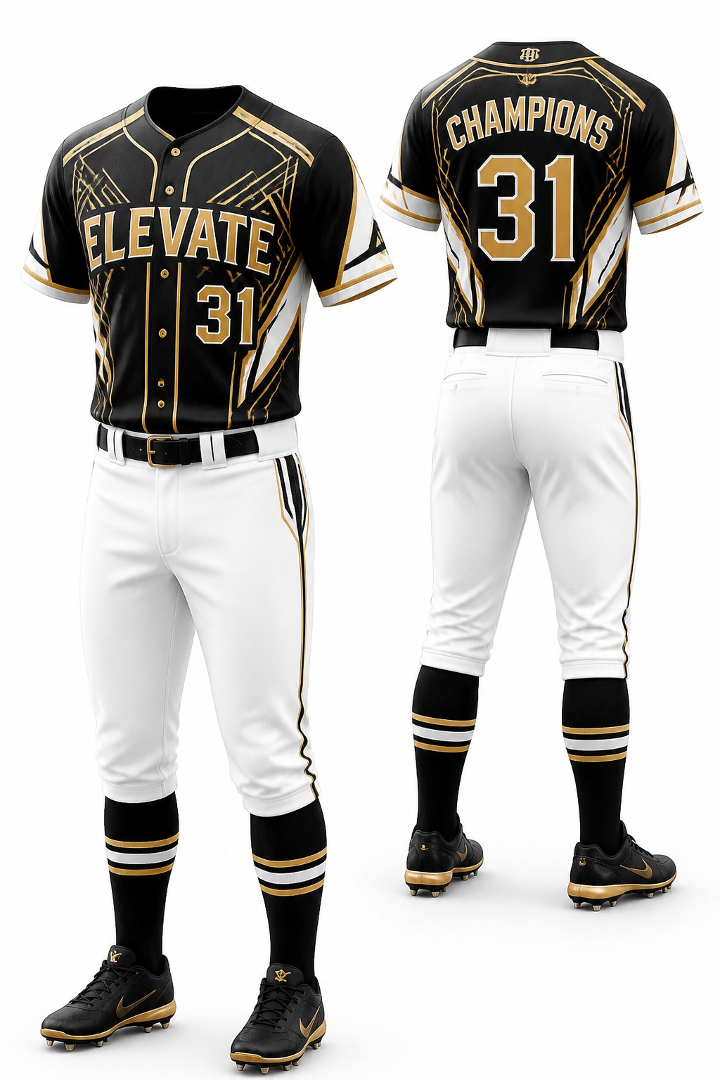 Baseball Uniforms #31 — Design 08 Sublimation Kit