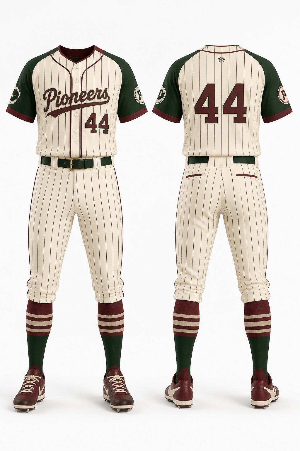 Baseball Uniforms #44 — Design 10 Sublimation Kit