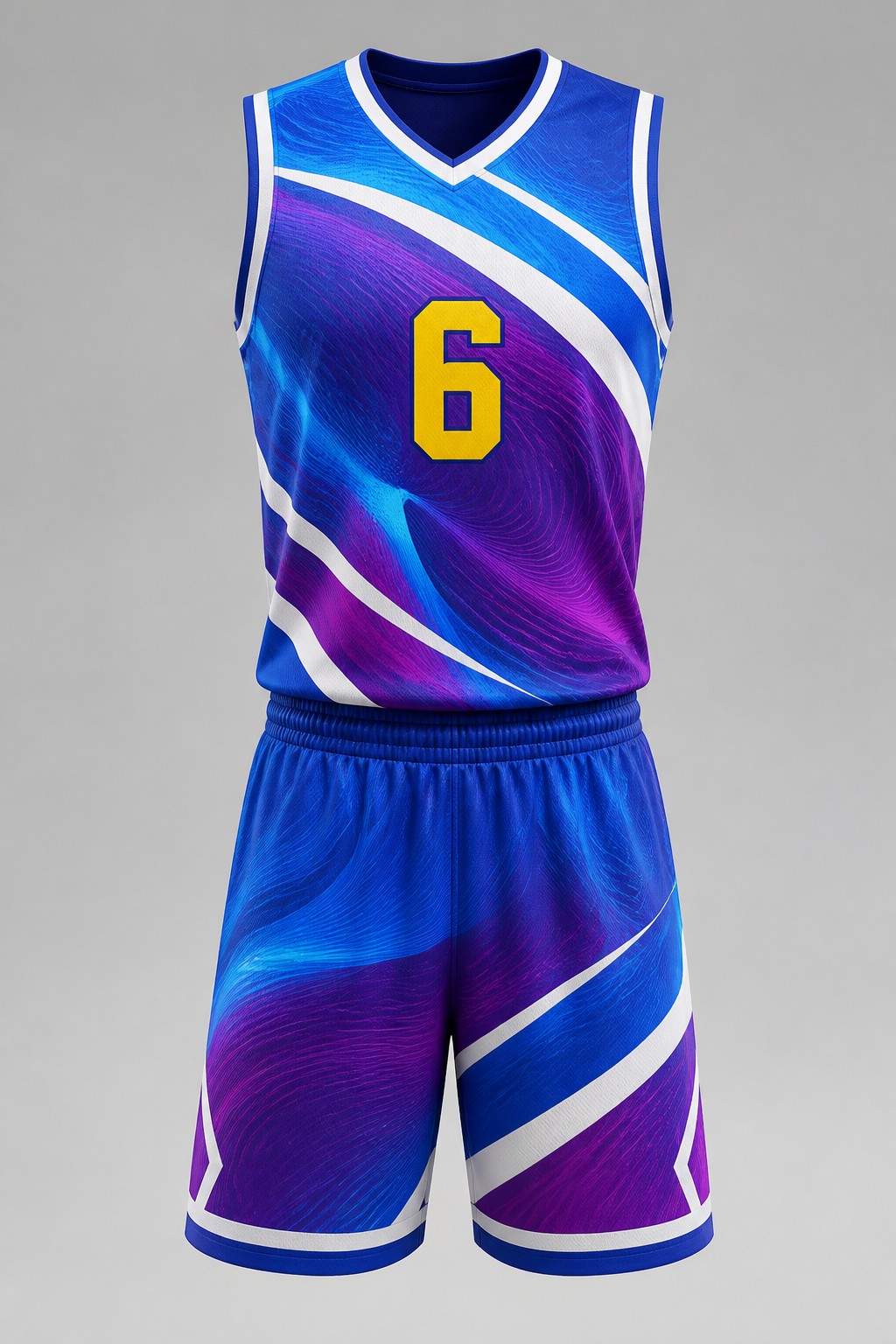Basketball Uniforms #6 — Design 02 Sublimation Kit