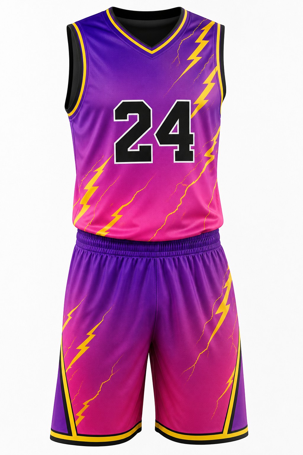 Basketball Uniforms #24 — Design 06 Sublimation Kit