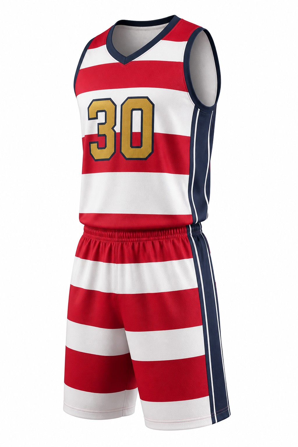 Basketball Uniforms #30 — Design 07 Sublimation Kit