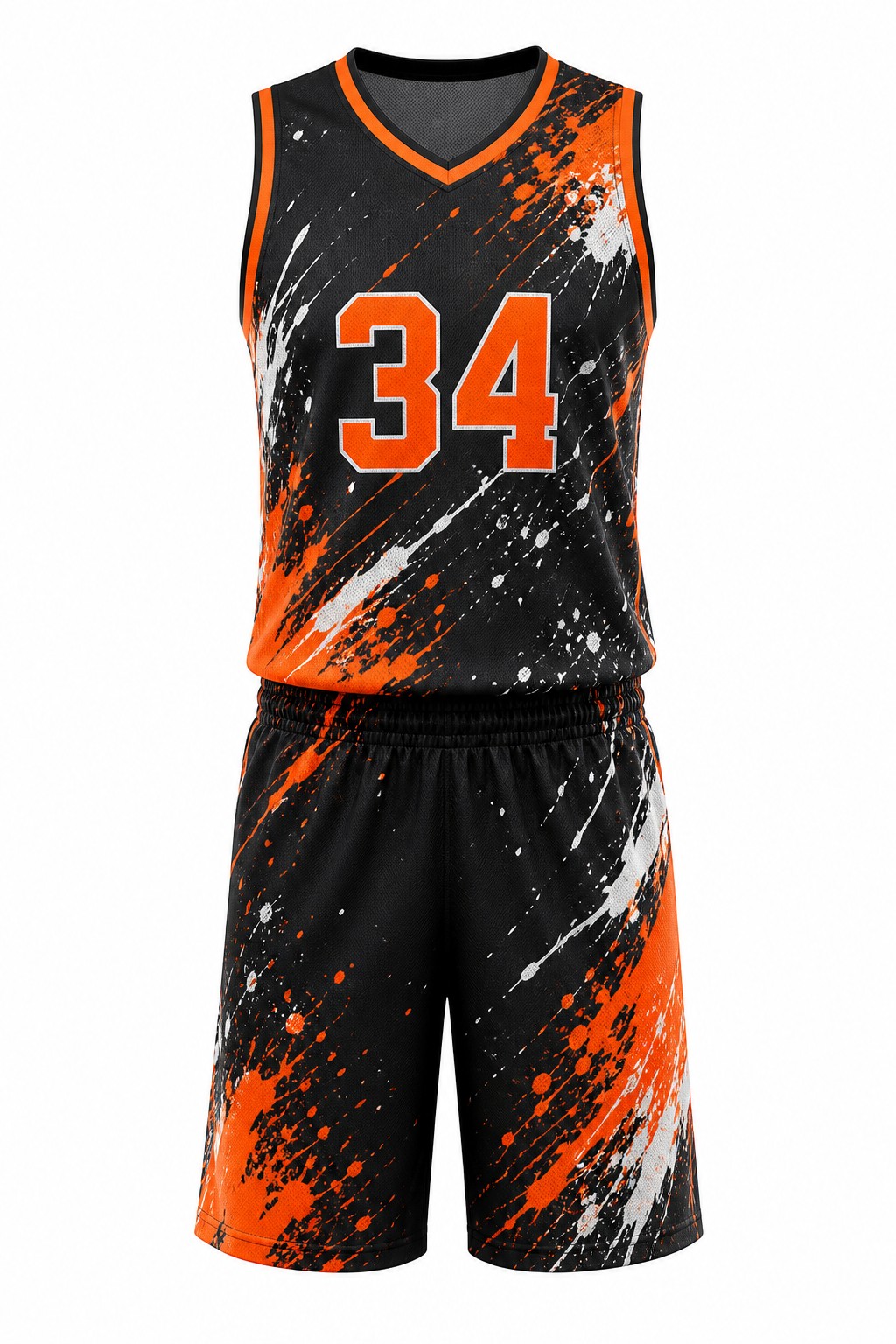 Basketball Uniforms #34 — Design 09 Sublimation Kit