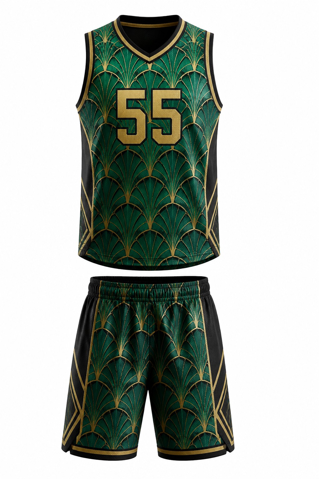 Basketball Uniforms #55 — Design 12 Sublimation Kit