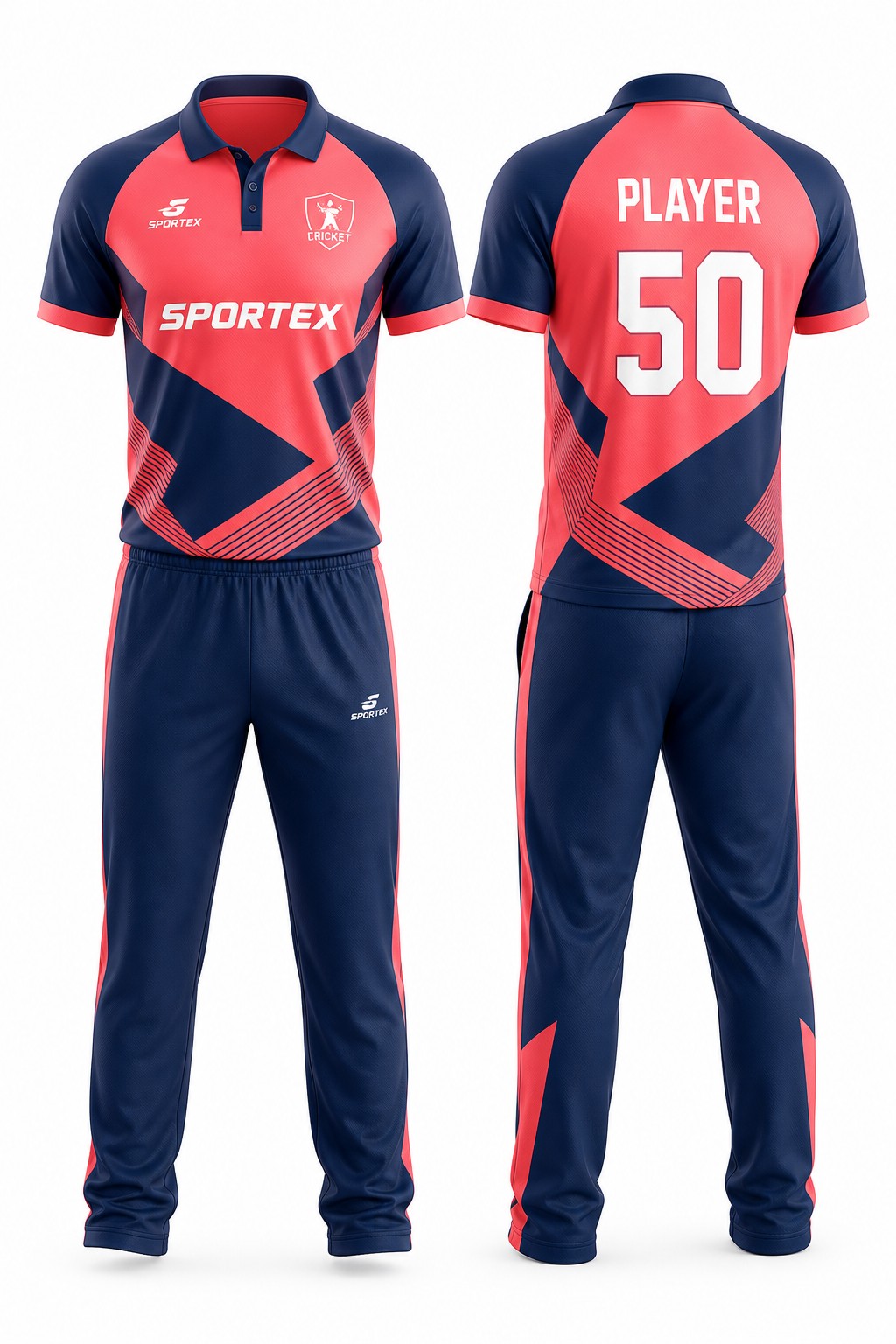 Cricket Uniforms #50 — Design 11 Sublimation Kit