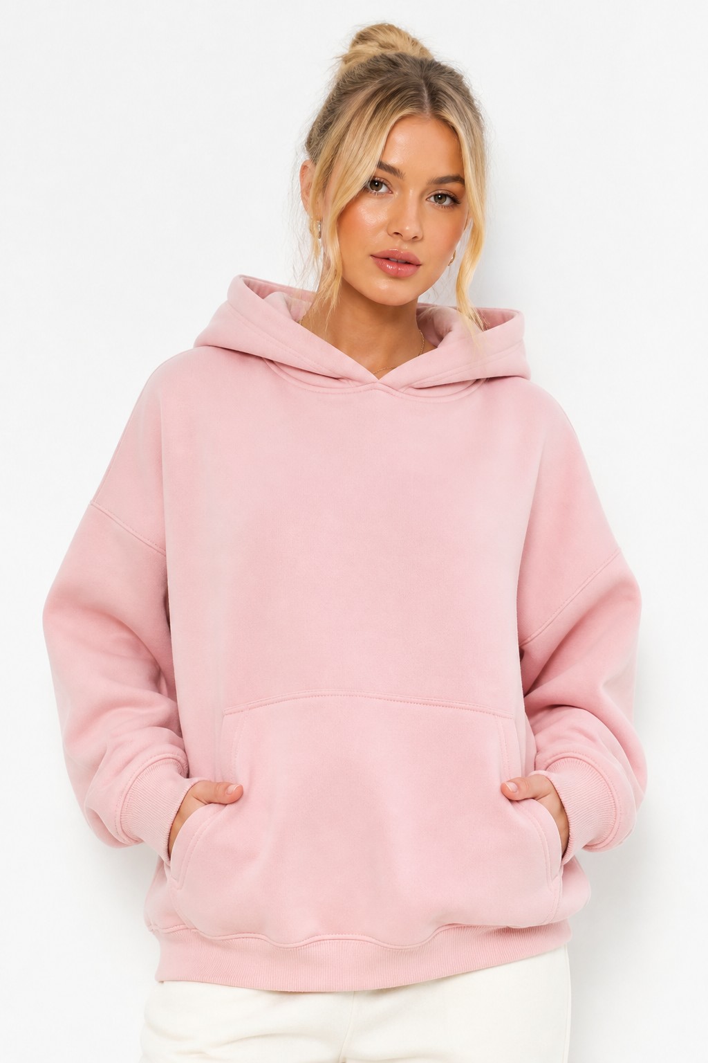 Blush Pink Oversized Hoodie