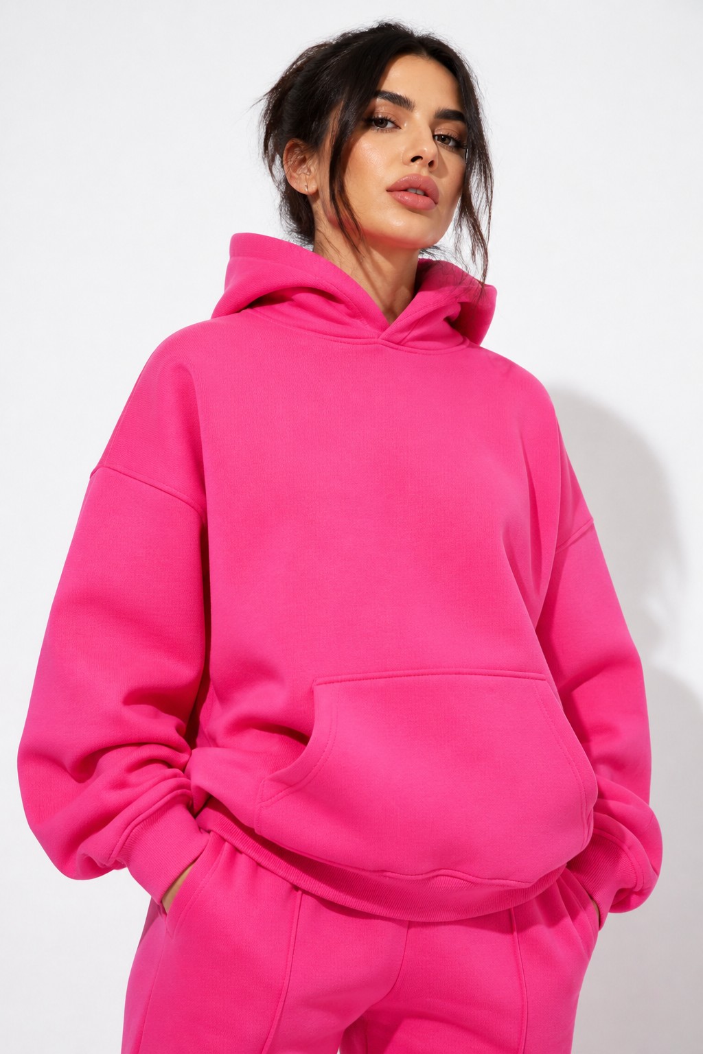 Hot Pink Street Hoodie