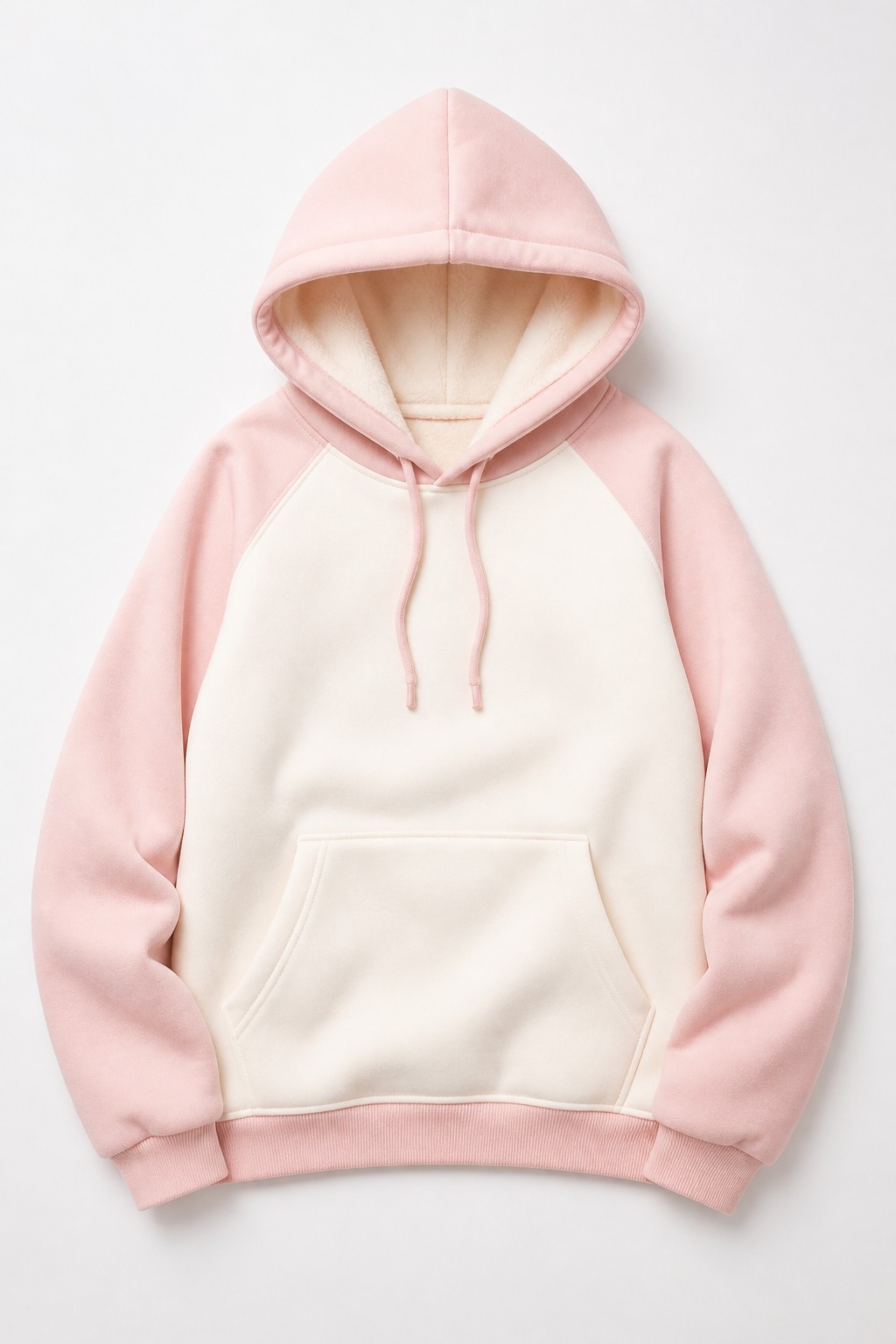 Pastel Pink Cream Hoodie