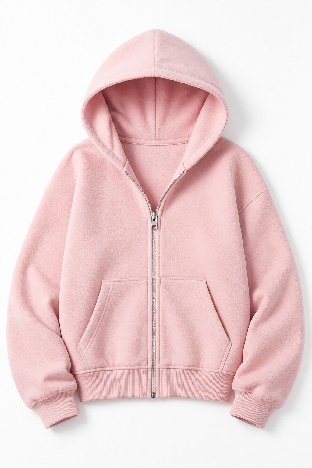 Rose Quartz Zip Hoodie