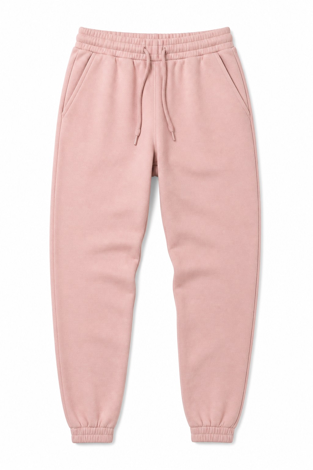 Blush Pink Tapered Joggers