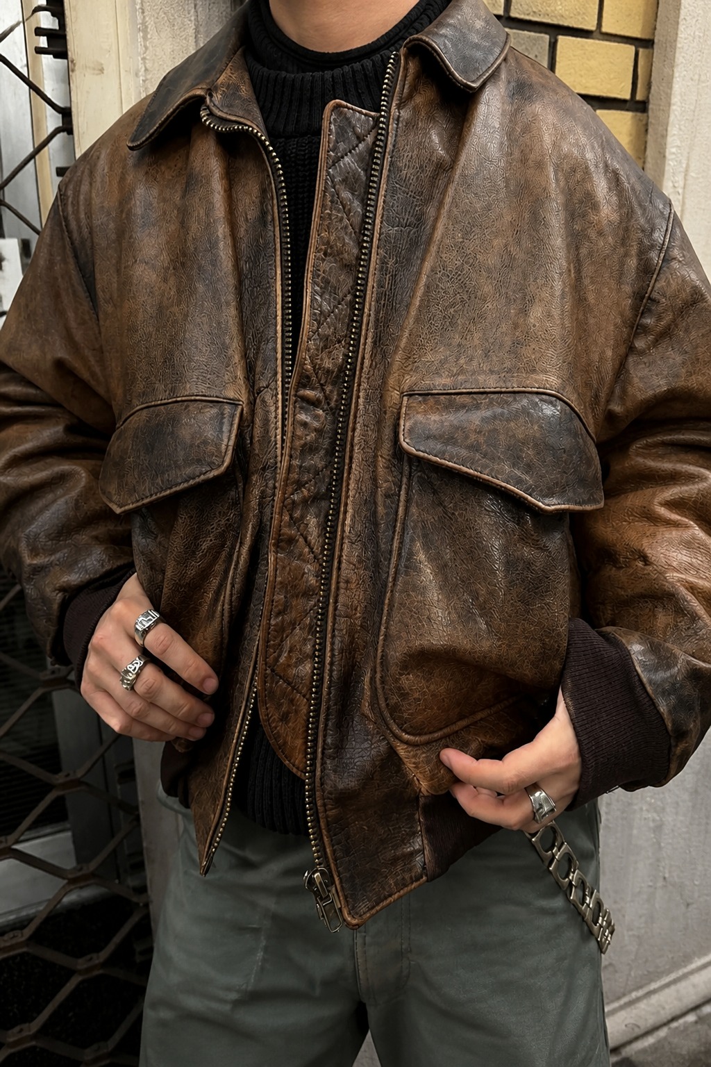 Vintage Classic Cafe Jacket 02